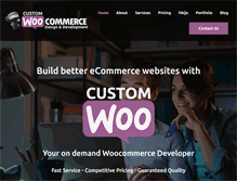 Tablet Screenshot of customwoo.com